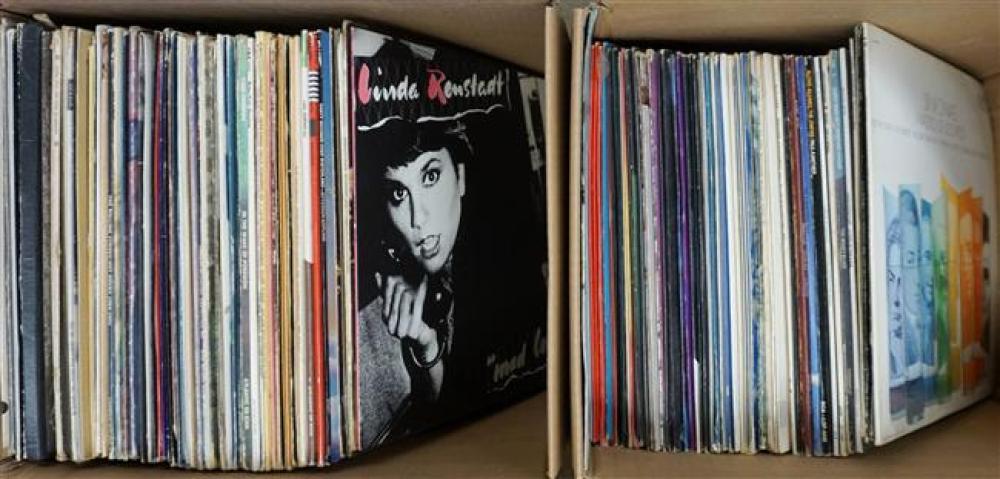 TWO BOXES WITH LONG PLAYING