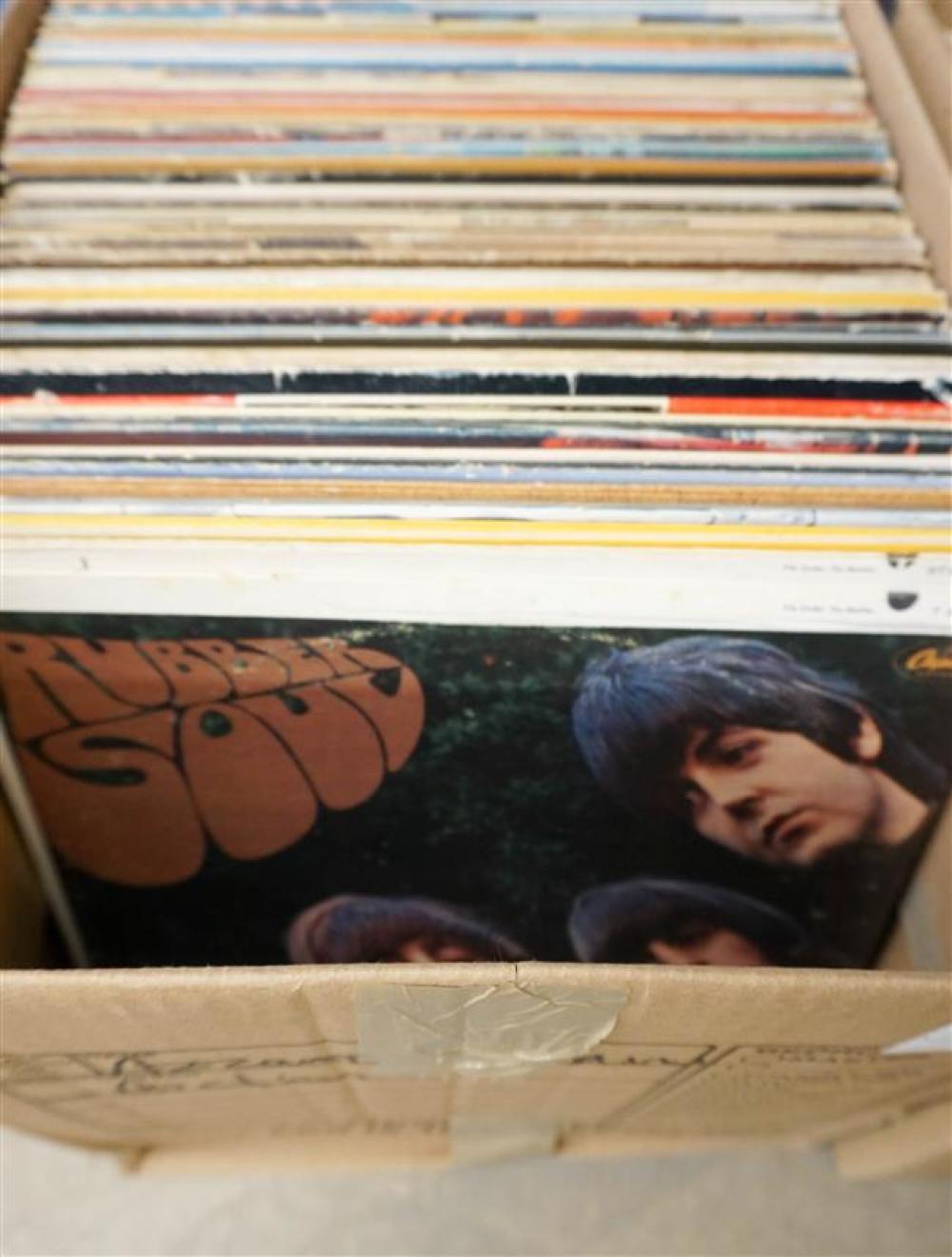 TWO BOXES WITH LONG PLAYING