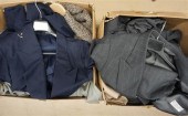 TWO BOXES WITH MEN'S SUITS (MA