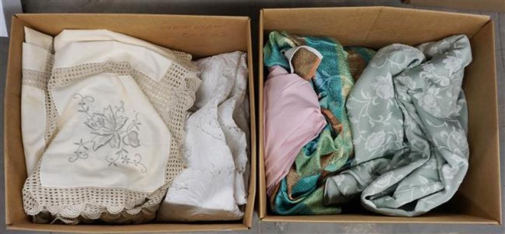 TWO BOXES WITH MOSTLY TABLE