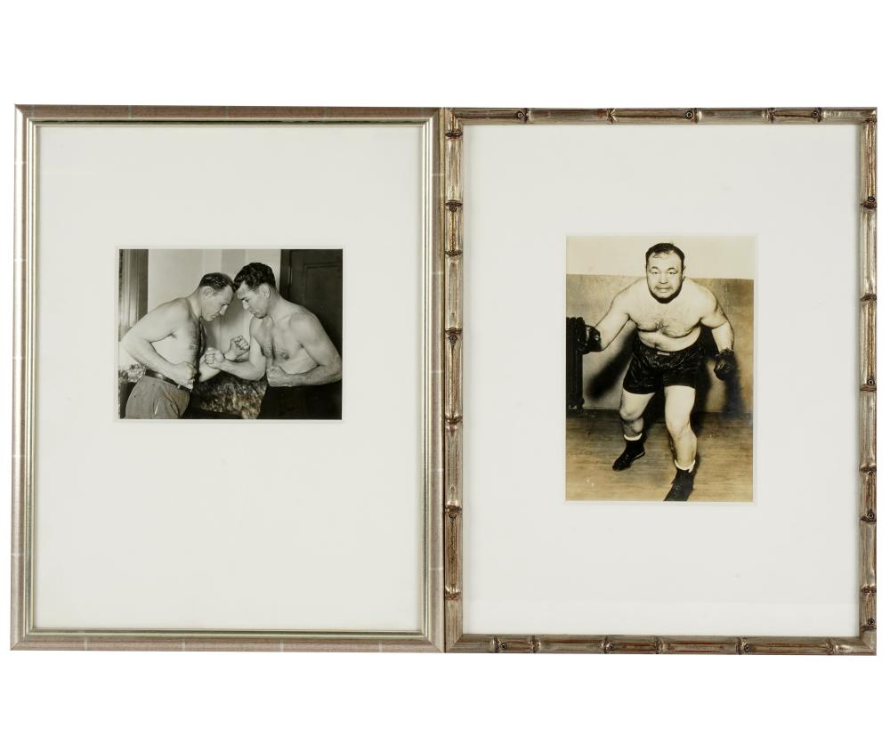 TWO BOXING PHOTOGRAPHSthe first: