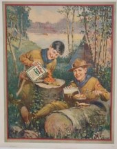 TWO BOY SCOUT KELLOGG’S POSTER