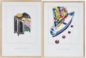 TWO BRACO DIMITRIJEVIC LITHOGR