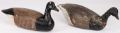 TWO BRANT DUCK DECOYS<br>Two N