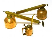 Two brass and copper ''Blizzar