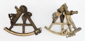 TWO BRASS DOUBLE T-FRAME SEXTA
