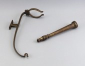 TWO BRASS FIRE-RELATED ITEMS 1