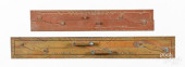 TWO BRASS PARALLEL RULES<br>Tw