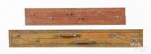 TWO BRASS PARALLEL RULESTwo br