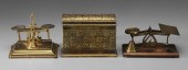 Two Brass Postal Scales, Lette