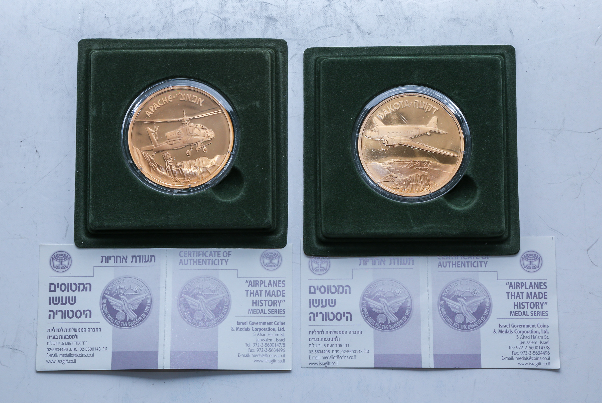TWO BRASS (TOMBAC) "AIRPLANES