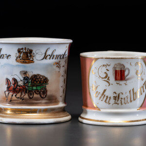 Two Brewer's Porcelain Occupational