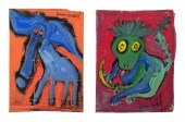 TWO BRIAN DOWDALL PAINTINGS ON