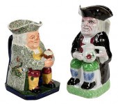 TWO BRITISH CERAMIC TOBY JUGS,