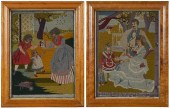 TWO BRITISH FRAMED NEEDLEWORKS