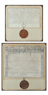 TWO BRITISH INDENTURES - DUKE