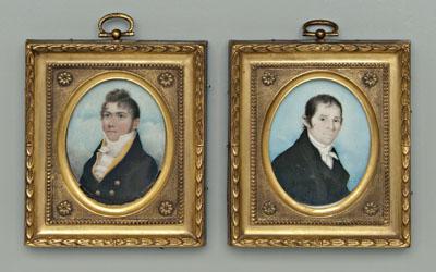 Two British miniature portraits,