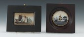 Two British Regency Verre Eglo