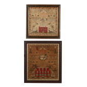 TWO BRITISH SAMPLERS FROM THE