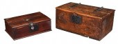 TWO BRITISH STORAGE BOXES19th