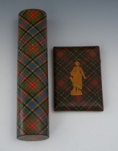 Two British Tartanware Article