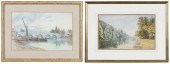 TWO BRITISH WATERCOLORS(Britis