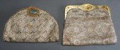 TWO BROCADE EVENING BAGS, ONE