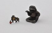 Two Bronze Miniatures includin