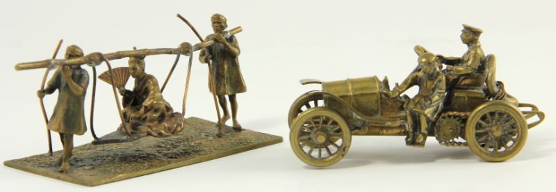 Two Bronze Miniaturesthe first