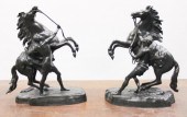 TWO BRONZE SCULPTURESTWO BRONZ