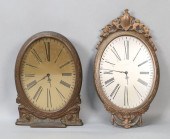 TWO BRONZE WALTHAM CLOCKSTwo o