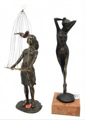 TWO BRONZESTwo Bronzes, bronze