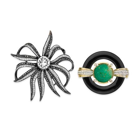 Two Brooches 	 