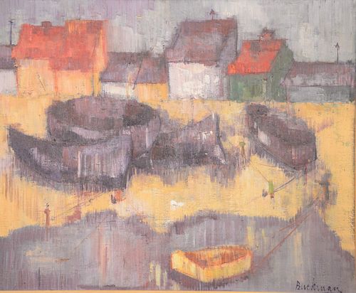 TWO BUCHMAN, OIL ON CANVAS,