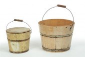 TWO BUCKETS.  American  late 1