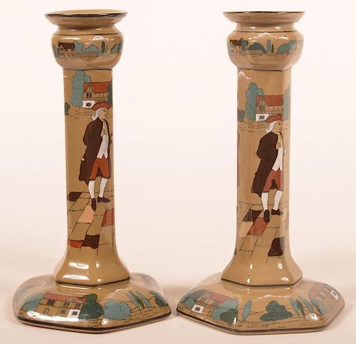 TWO BUFFALO POTTERY DELDARE WARE