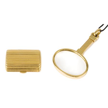 Two Bulgari Desktop Items 	 