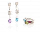 TWO BULGARI GEMSTONE JEWELRY I