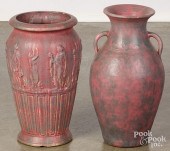 TWO BURLEY WINTER ART POTTERY