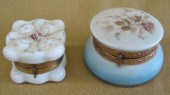 Two C. F. Monroe Glass Dresser