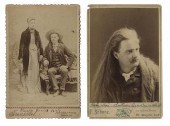 TWO CABINET CARD PHOTOS OF HAP