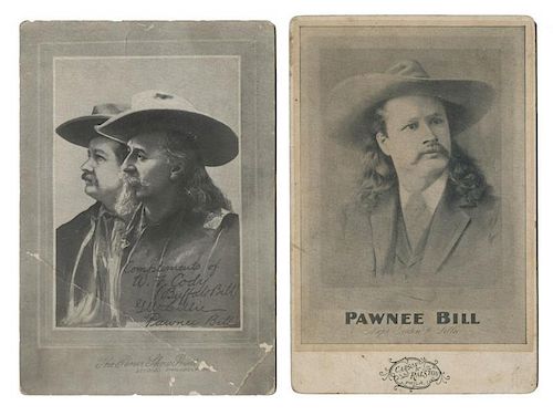 TWO CABINET CARD PHOTOS OF
