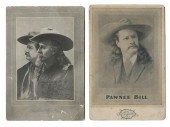 TWO CABINET CARD PHOTOS OF BUF