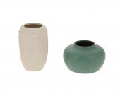 TWO CALIFORNIA ART POTTERY VAS