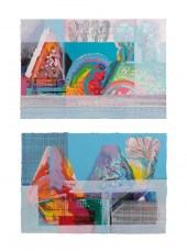TWO CALMAN SHEMI LITHOGRAPHS T