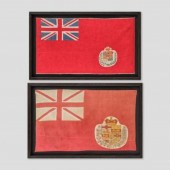 TWO CANADIAN FLAGSThe first, a