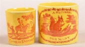 TWO CANARY YELLOW BROWN TRANSF