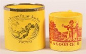 TWO CANARY YELLOW CHINA CHILD'
