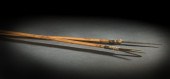 Two Cane Spears,  possibly Oce