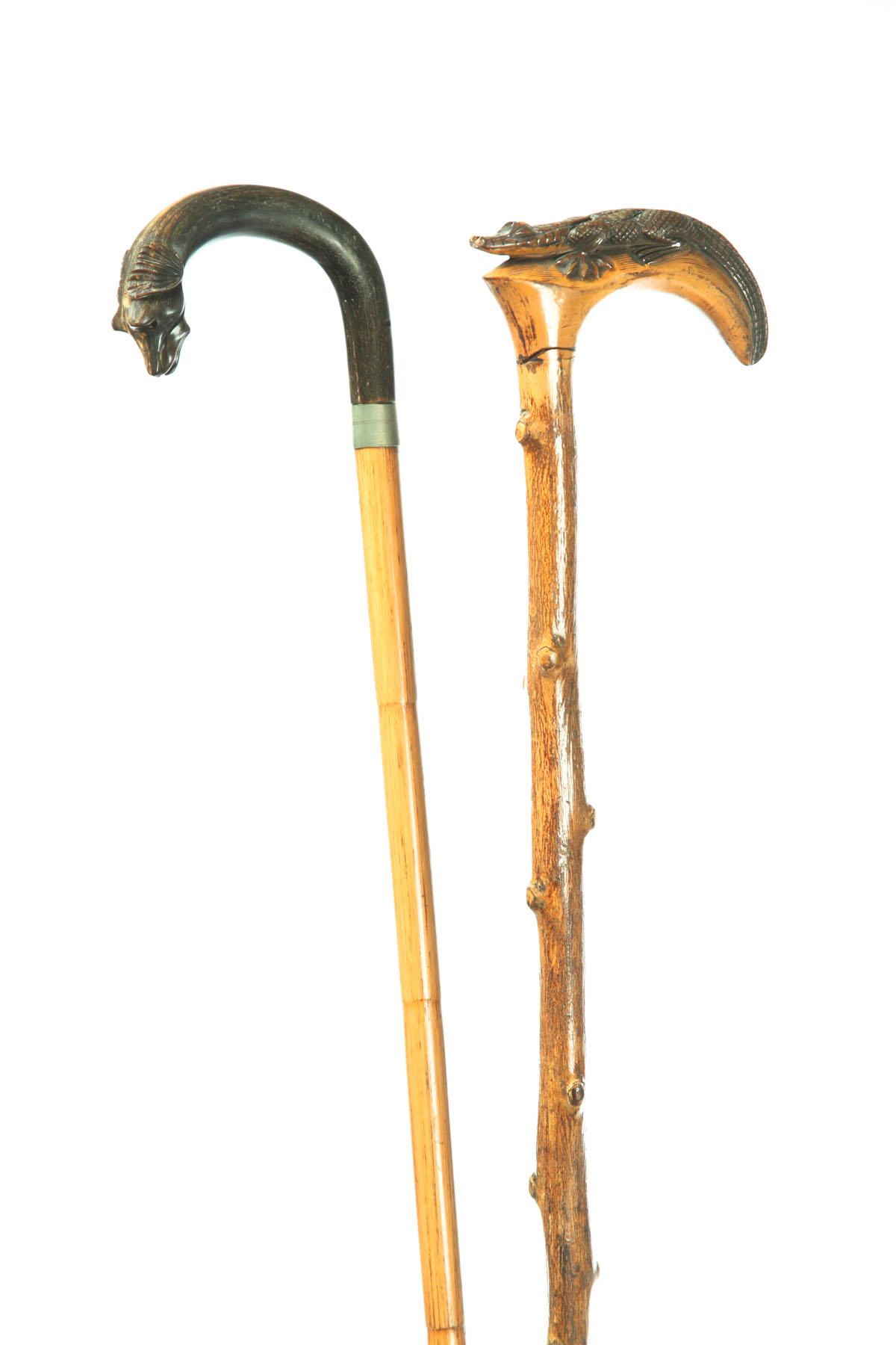 TWO CANES.  American  early 20th
